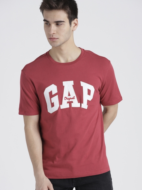 

GAP Men's Logo Crewneck T-Shirt, Maroon