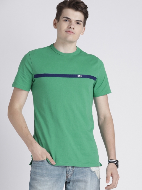 

GAP Men's Vintage Soft Logo Crewneck T-Shirt, Green