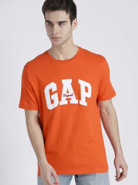 

GAP Men's Logo Crewneck T-Shirt, Orange