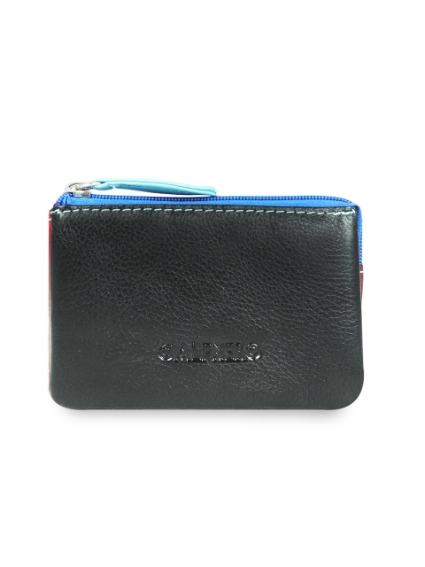 

CALFNERO Unisex Black Solid Wallet