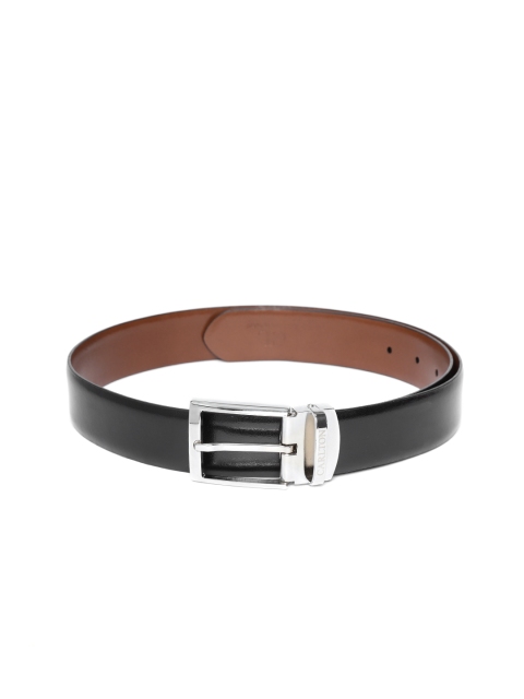 

Carlton London Men Black & Brown Solid Reversible Leather Belt