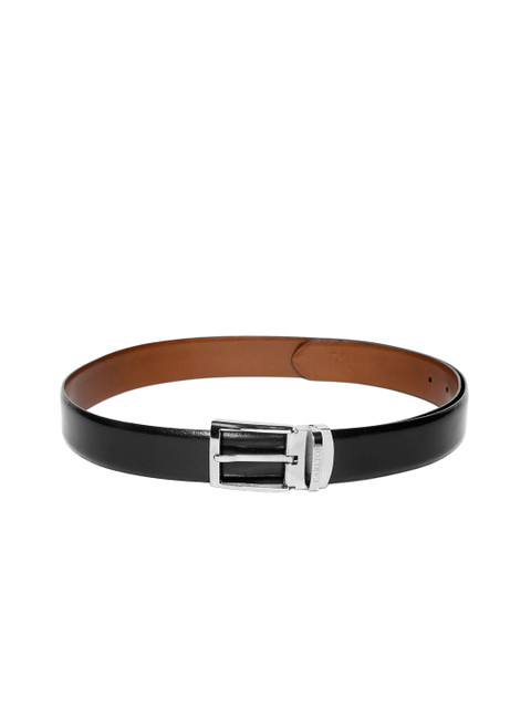 

Carlton London Men Brown Solid Leather Reversible Belt