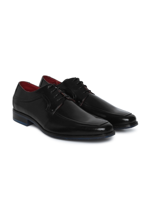 

Carlton London Men Black Solid Derbys
