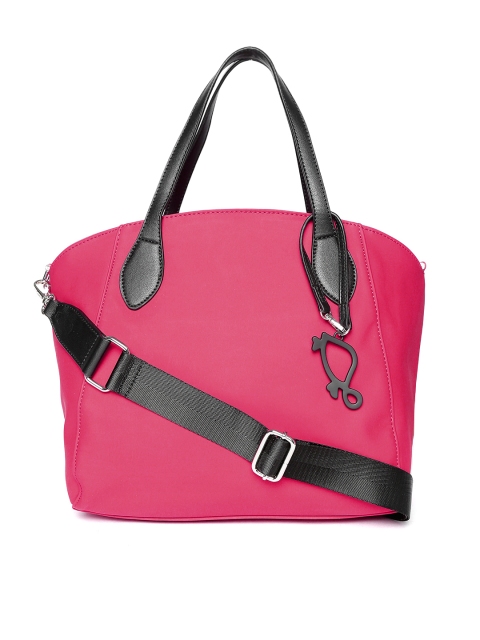 

CARPISA Pink Solid Handheld Bag