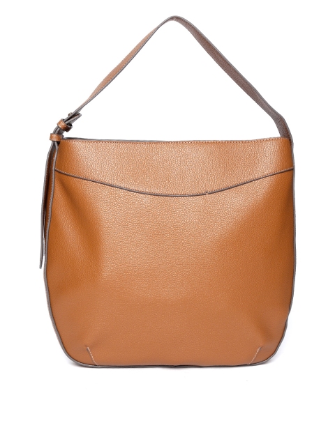 

CARPISA Brown Solid Shoulder Bag