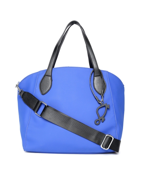 

CARPISA Blue Solid Handheld Bag with Detachable Sling Strap