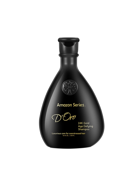 

D'Oro Unisex 24k Gold Age-Defying Shampoo 300 ml, Black