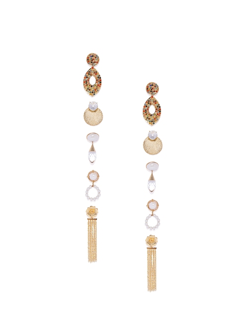 

Pipa Bella Gold-Toned Contemporary Studs