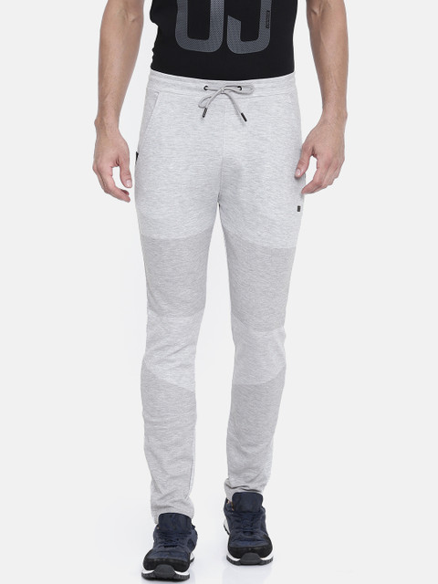 

Proline Active Men Grey Melange Solid Slim Fit Track Pants