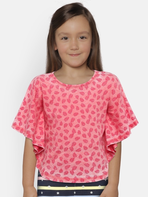 

Pepe Jeans Girls Red Printed Kaftan Top