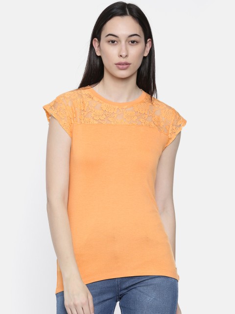 

Park Avenue Woman Orange Solid Top