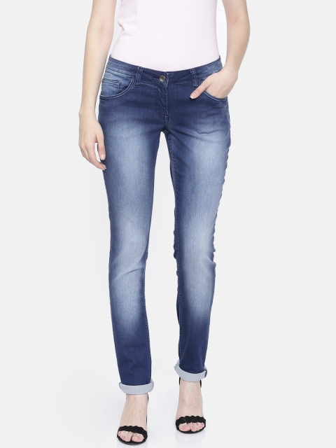 

Park Avenue Woman Women Blue Super Skinny Fit Low-Rise Clean Look Stretchable Jeans