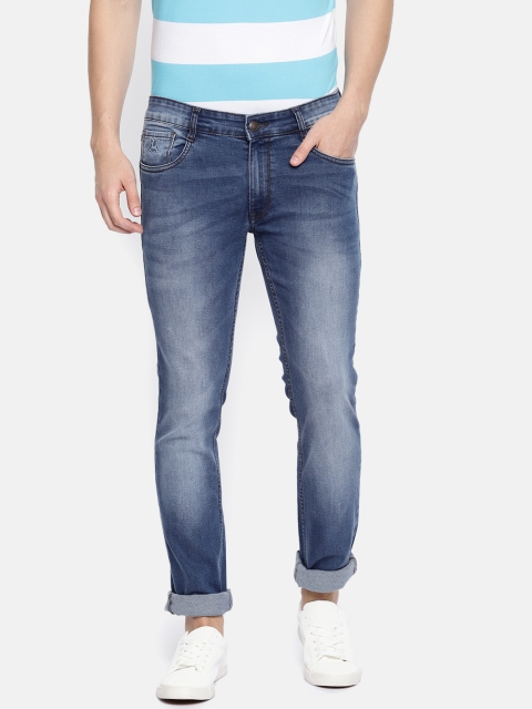 

Parx Men Blue Slim Tapered Fit Low-Rise Clean Look Stretchable Jeans