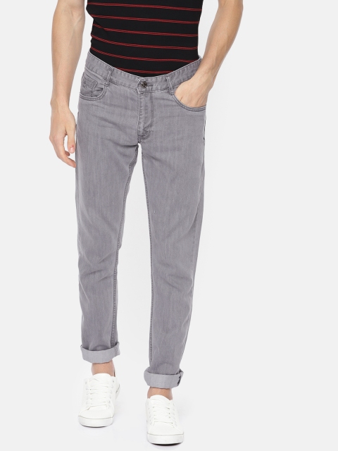 

Parx Men Grey Slim Fit Mid-Rise Clean Look Jeans