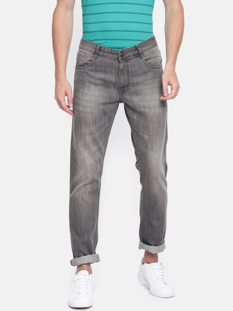 

Parx Men Grey Slim Fit Mid-Rise Clean Look Jeans