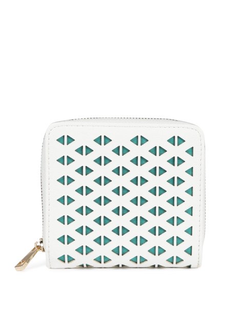 

Accessorize Women White Solid Two Fold Wallet