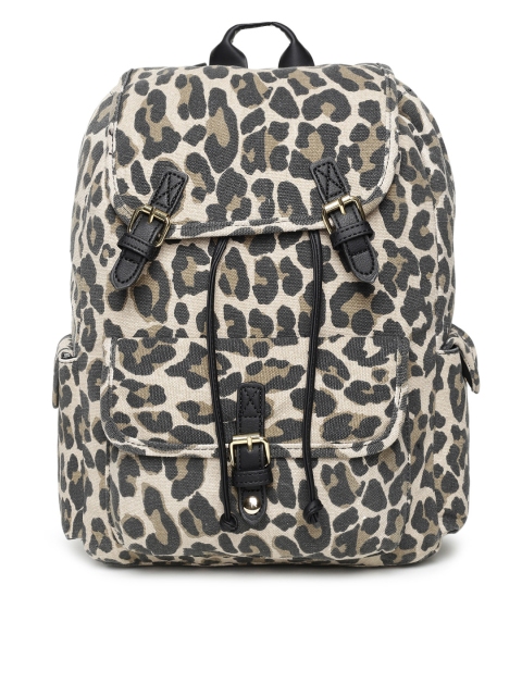 

Accessorize Women Black Animal Printed Backpack