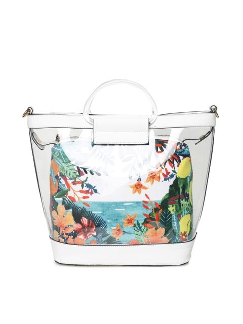 

Accessorize Multicoloured Printed Handheld Bag, Multi