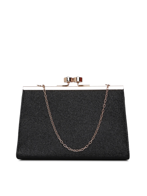 

Accessorize Black Solid Clutch