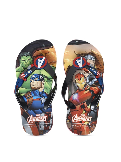 

Fame Forever by Lifestyle Boys Black Printed Thong Flip-Flops