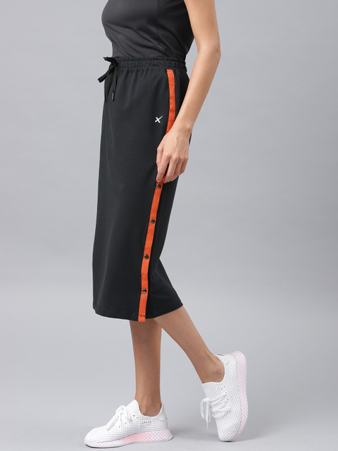 

HRX by Hrithik Roshan Women Black Running Skorts