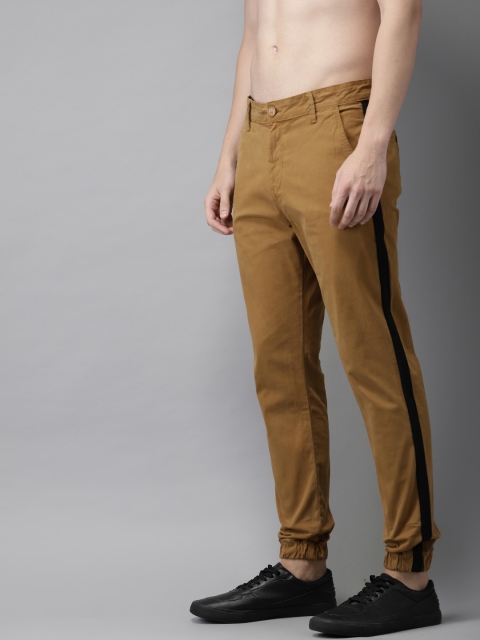 

Moda Rapido Men Brown Regular Fit Solid Joggers