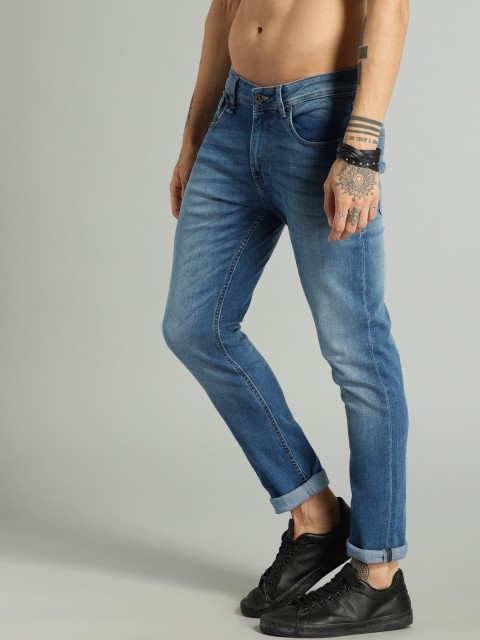 

Roadster Men Blue Skinny Fit Mid-Rise Clean Look Stretchable Jeans