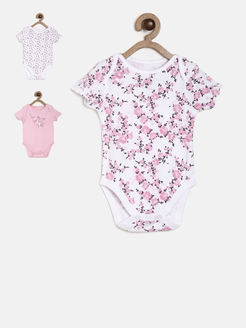 

Girls Pack of 2 Printed Bodysuits, Multi