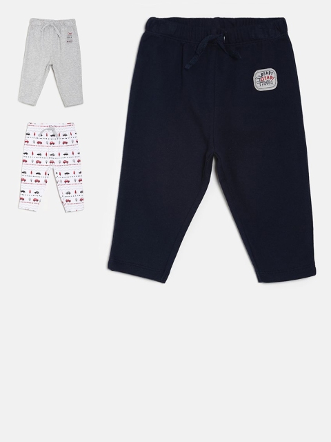 

MINI KLUB Boys Pack of 3 Straight-Fit Track Pants, Grey