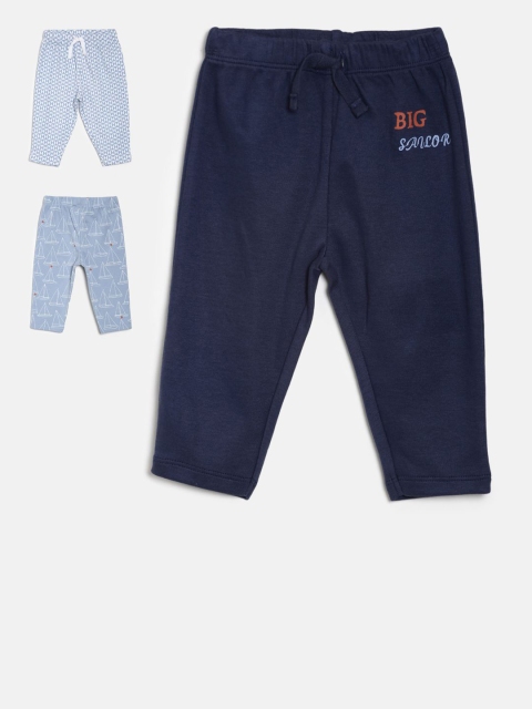 

MINI KLUB Boys Pack of 3 Straight-Fit Track Pants, Blue