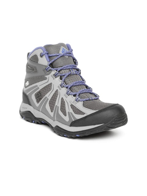 

Columbia Women Grey & Black Peakfreak XCRSN II XCEL Mid Outdry Hiking Boots