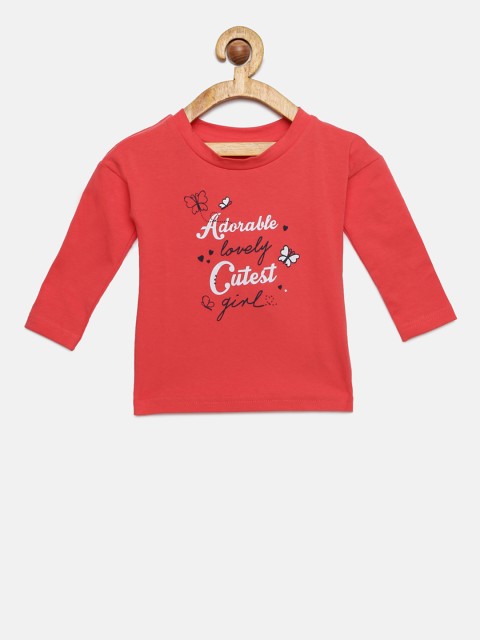

Palm Tree Girls Red Printed T-shirt