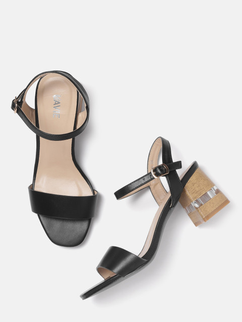 

Lavie Women Black Solid Heels