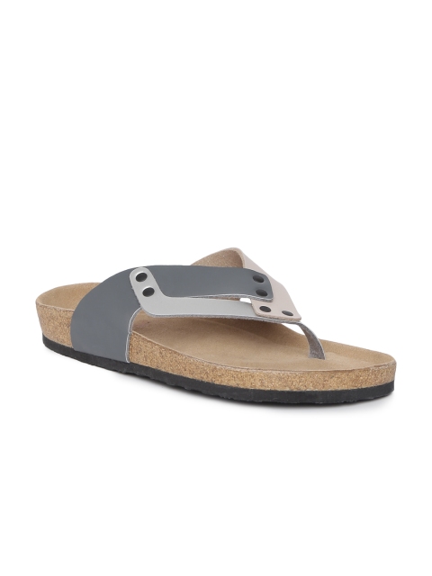 

Ruosh Men Grey & Beige Comfort Sandals