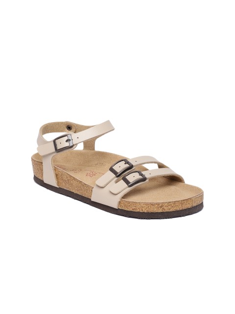 

Ruosh Women Beige Leather Flats