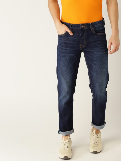 

United Colors of Benetton Men Blue Skinny Fit Mid-Rise Clean Look Stretchable Jeans