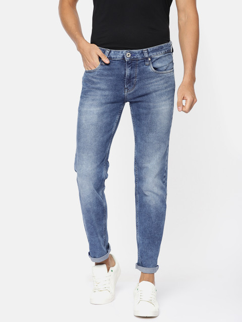 

Killer Men Blue Slank Slim Fit Mid-Rise Clean Look Stretchable Jeans