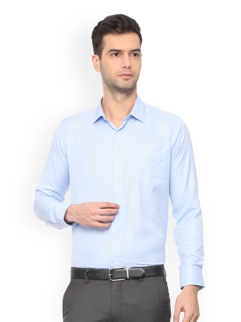 

Van Heusen Men Blue Slim Fit Solid Formal Shirt