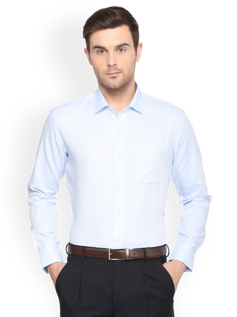 

Van Heusen Men Blue Slim Fit Solid Formal Shirt