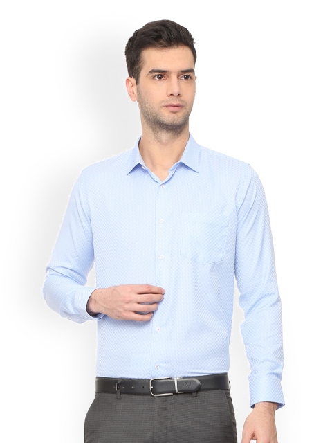 

Van Heusen Men Blue Slim Fit Solid Formal Shirt