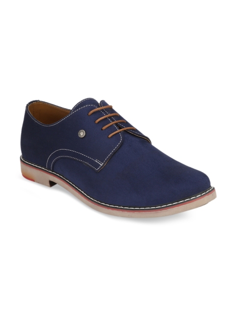

Ferraiolo Men Blue Suede Derbys