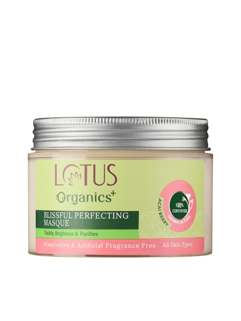 

Lotus Organics Sustainable Organics Blissful Perfecting Masque, Yellow