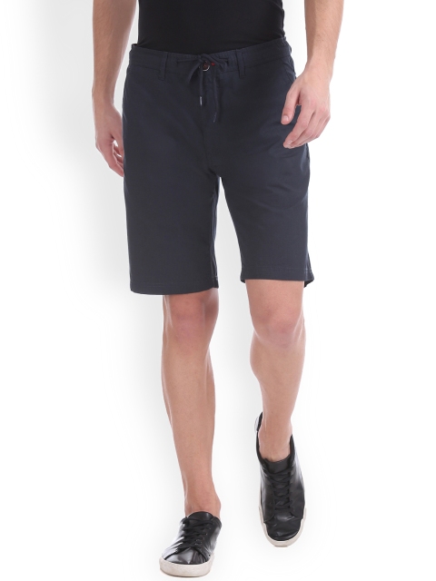 

Cherokee Men Blue Solid Slim Fit Regular Shorts