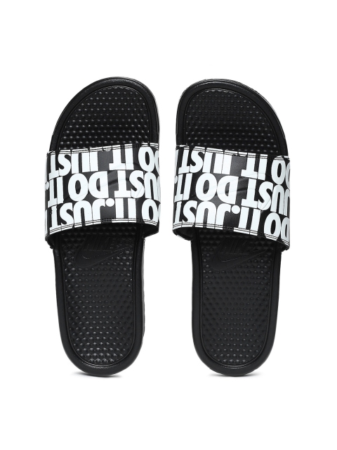 

Nike Men Black Printed Benassi JDI Sliders