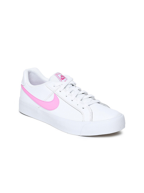 

Nike Women COURT ROYALE AC White Leather Sneakers