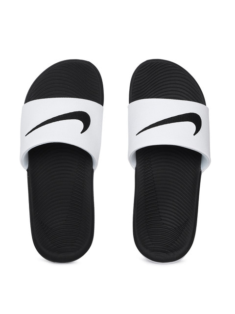 

Nike Boys White Printed Sliders