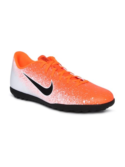 

Nike Men Orange & White Vapor 12 Club TF Football Shoes
