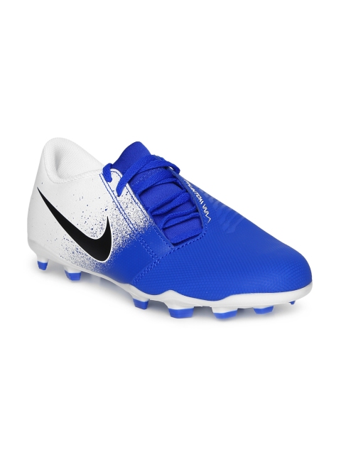 

Nike Kids White & Blue Phantom Venom Club Football Shoes