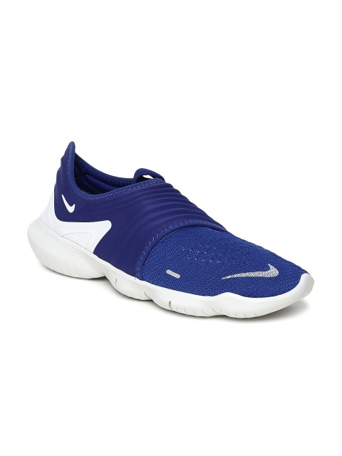 

Nike Men Blue FREE RN FLYKNIT 3.0 Running Shoes