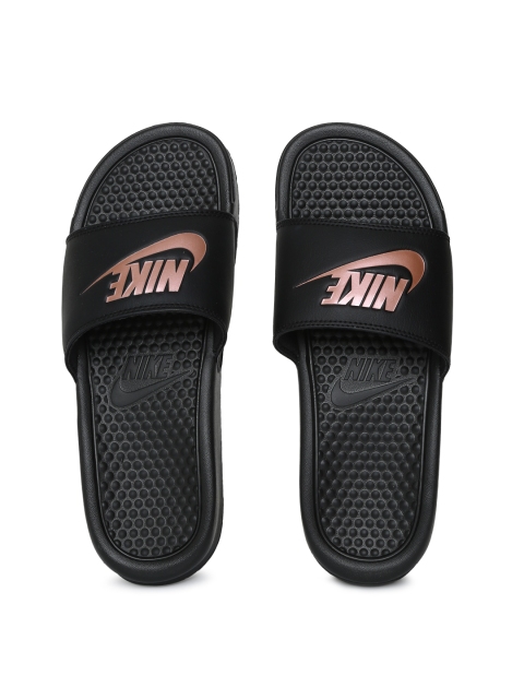 

Nike Women Black BENASSI JDI Printed Sliders